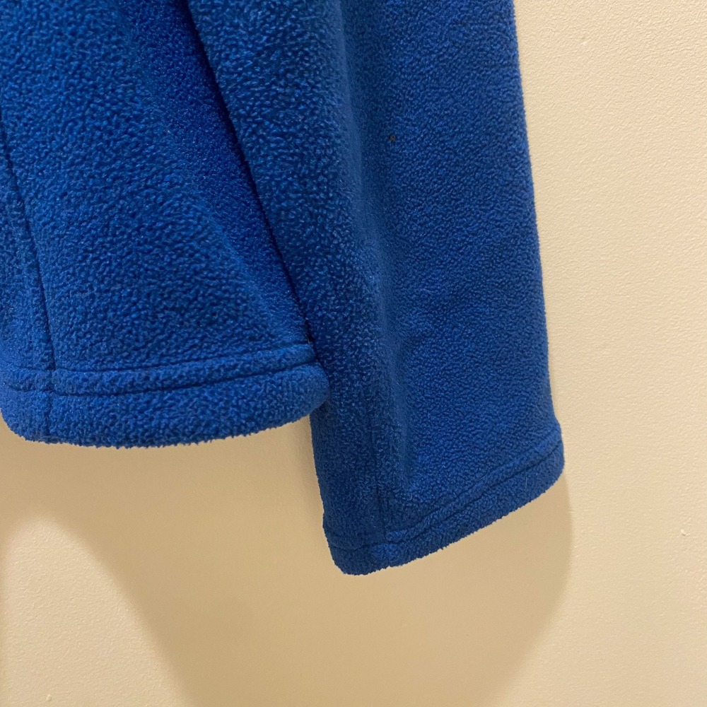 LL Bean Mens Full Zip Fleece Jacket Royal Blue Mock Neck 284511 Large REG - Picture 14 of 14